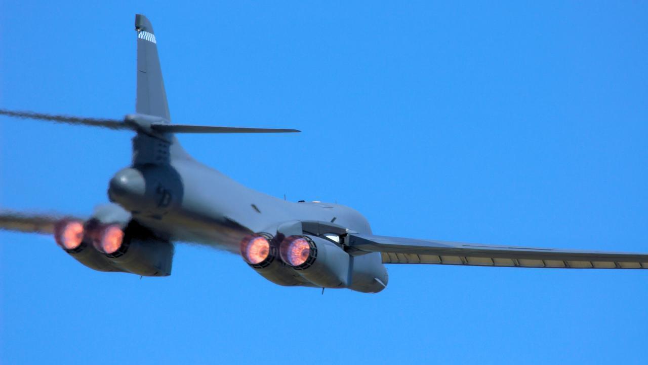 USAF Equips B-1B Bombers with New External Weapon Pylons