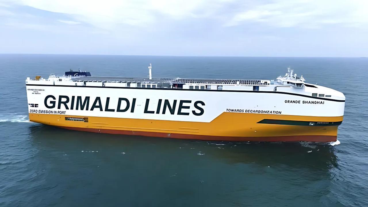 Grimaldi Unveils First Ammonia-Ready Mega Car Carrier