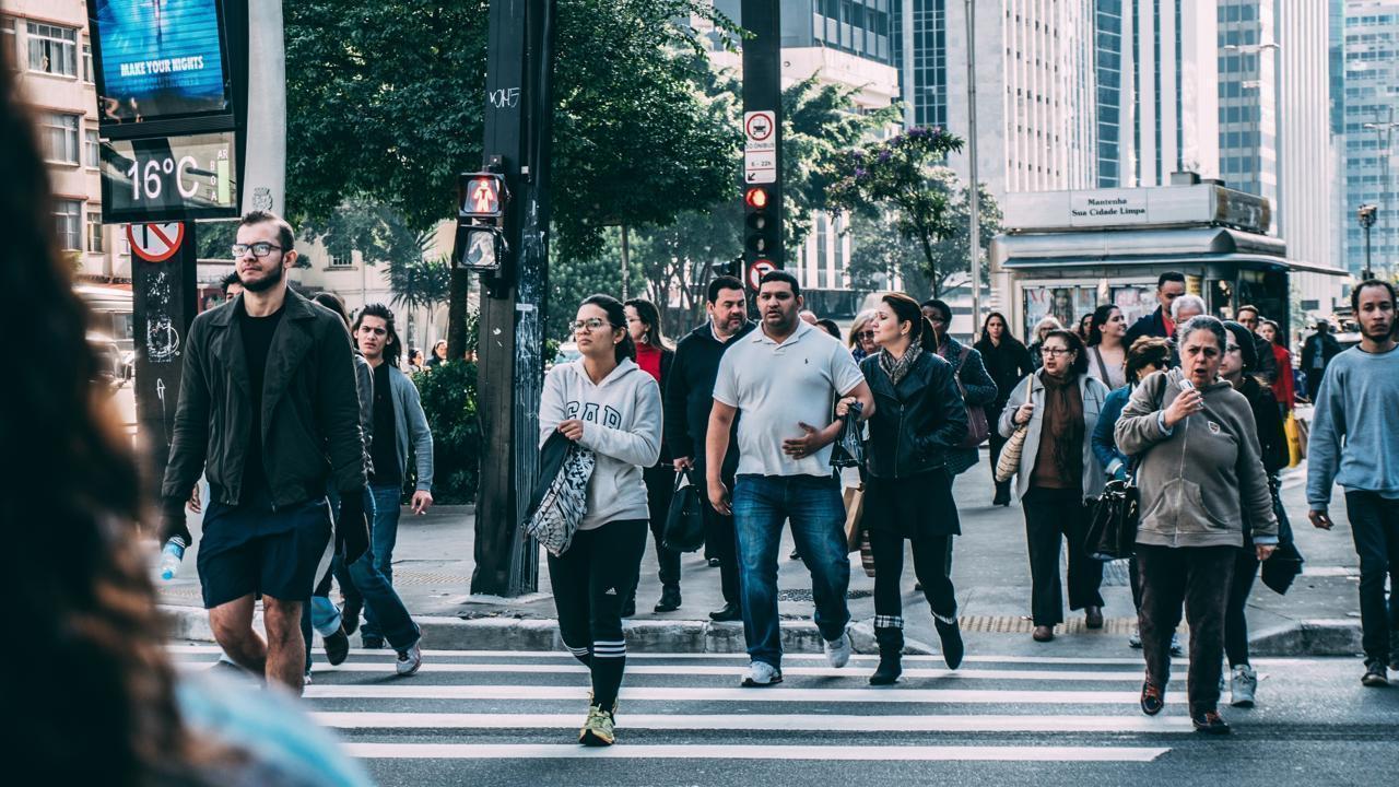 Pedestrians Now Walk Faster, Linger Less