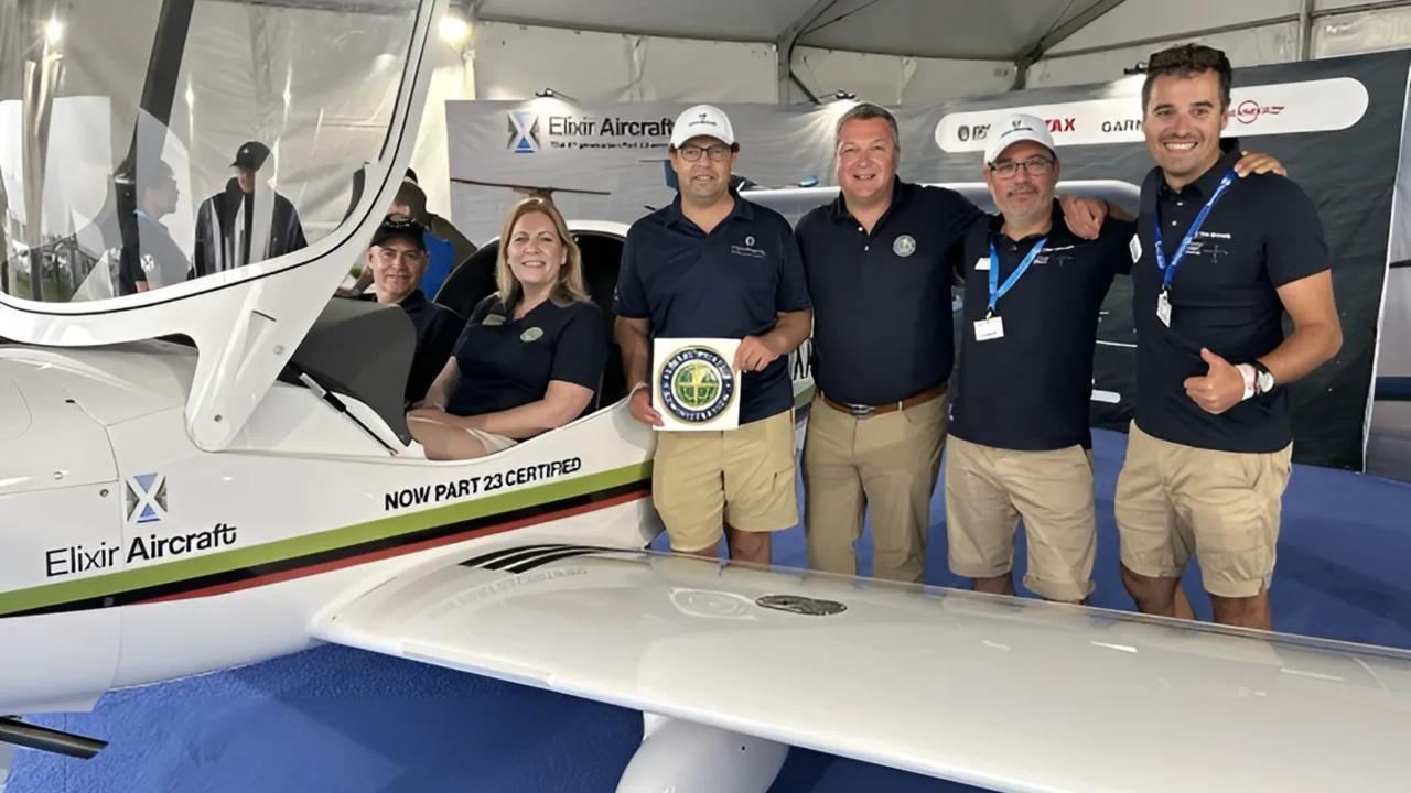 Elixir Aircraft Secures FAA Certification for 4th-Gen Light Aircraft