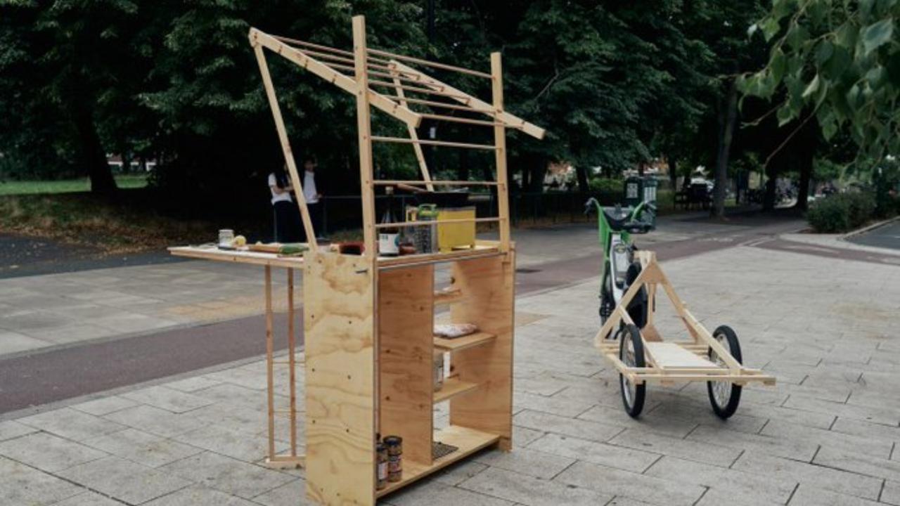 E-Bike Kitchen ‘Larder’ Serves Fresh Food on the Move