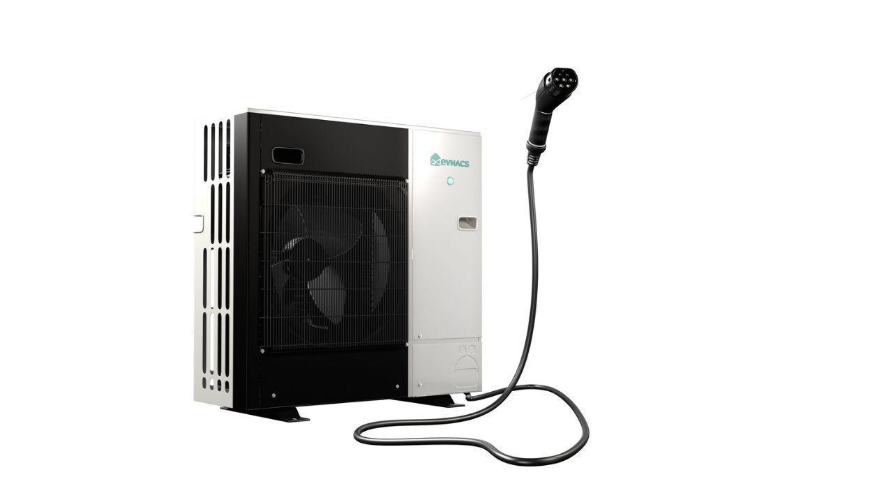 Japan Unveils First Heat Pump with Built-in EV Charger