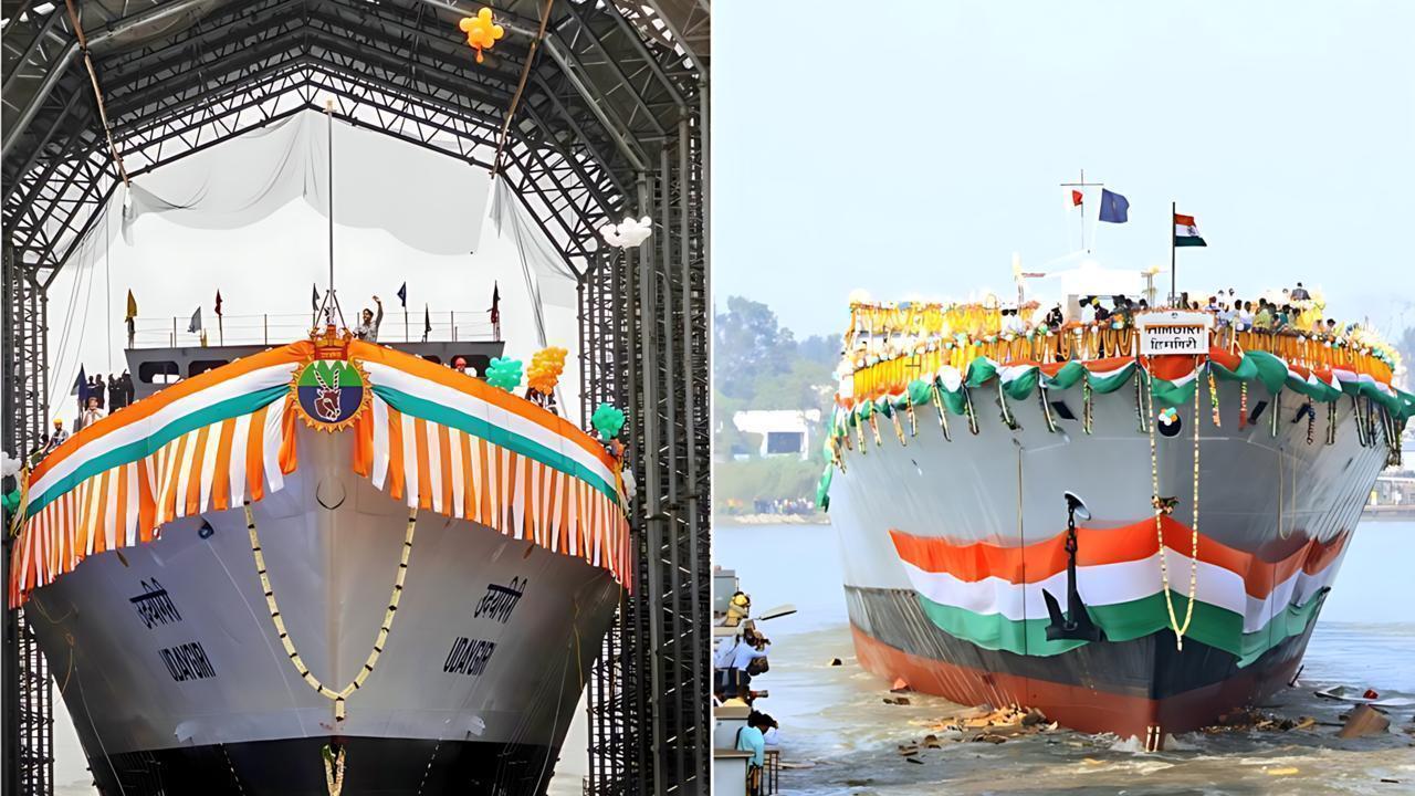India Commissions INS Udaygiri, Himgiri Frigates