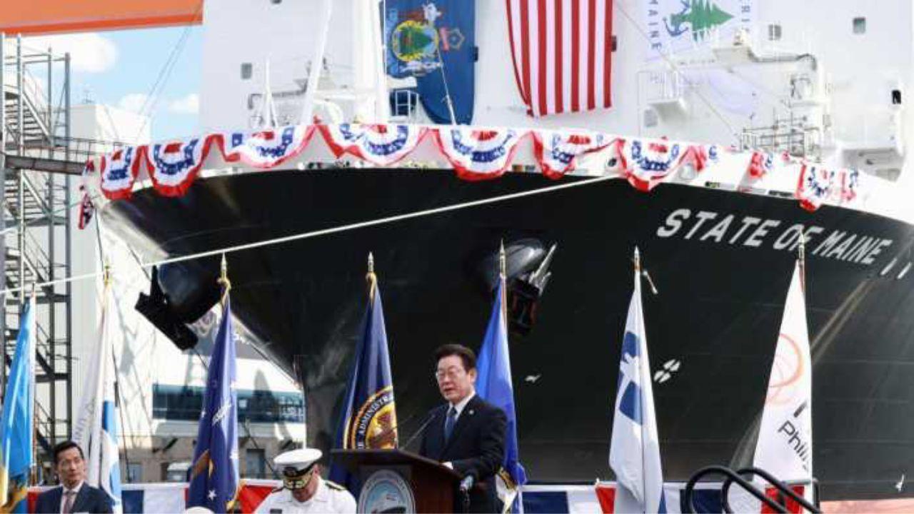 Third Training Ship Christened amid U.S.–S.Korea Shipbuilding Surge