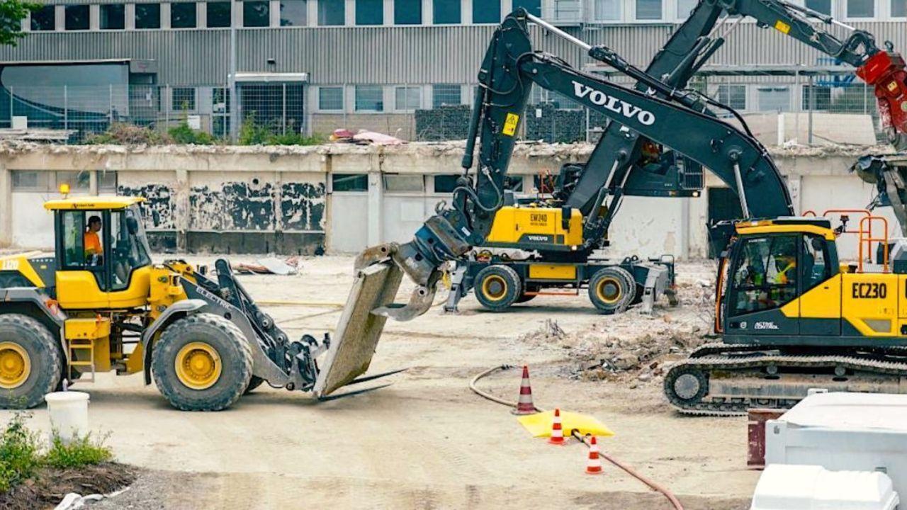 Volvo Powers First All-Electric Deconstruction Site