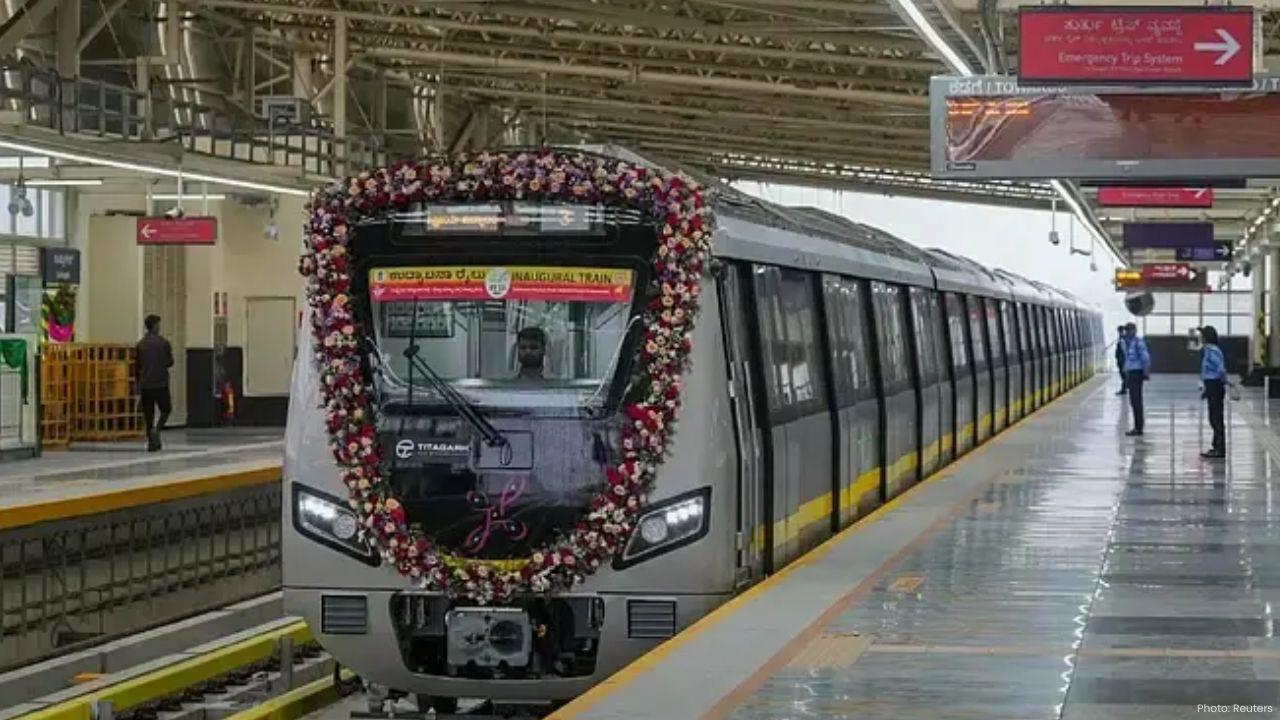 Bangalore Metro to Add 6 New Trains to Reduce Yellow Line Crowding