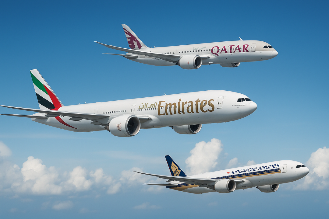 Emirates vs Qatar vs Singapore Airlines: Review