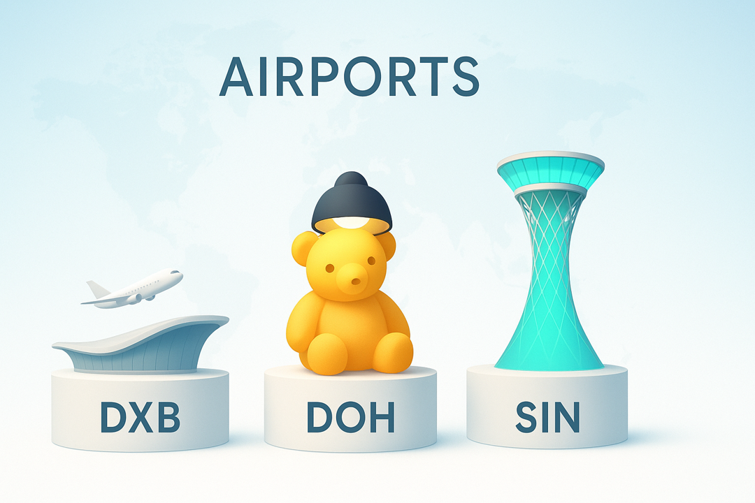 Dubai International vs Doha Hamad vs Singapore Changi: The Ultimate Comparison of the World’s Best Airports
