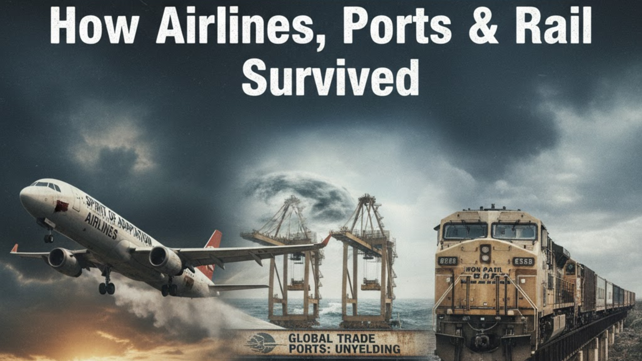Resilience in Crisis: How Airlines, Ports & Rail Survived