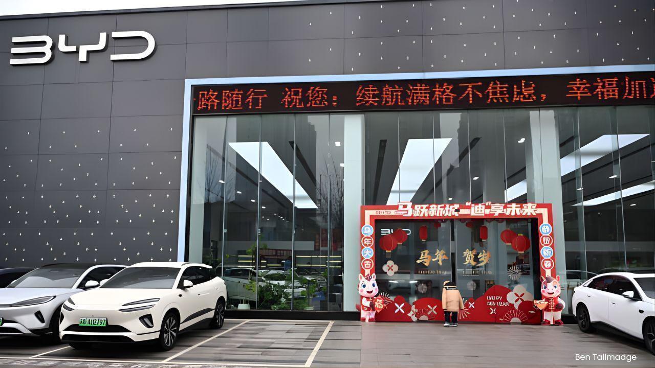 BYD EV Sales Dip Amid China Holiday Slowdown