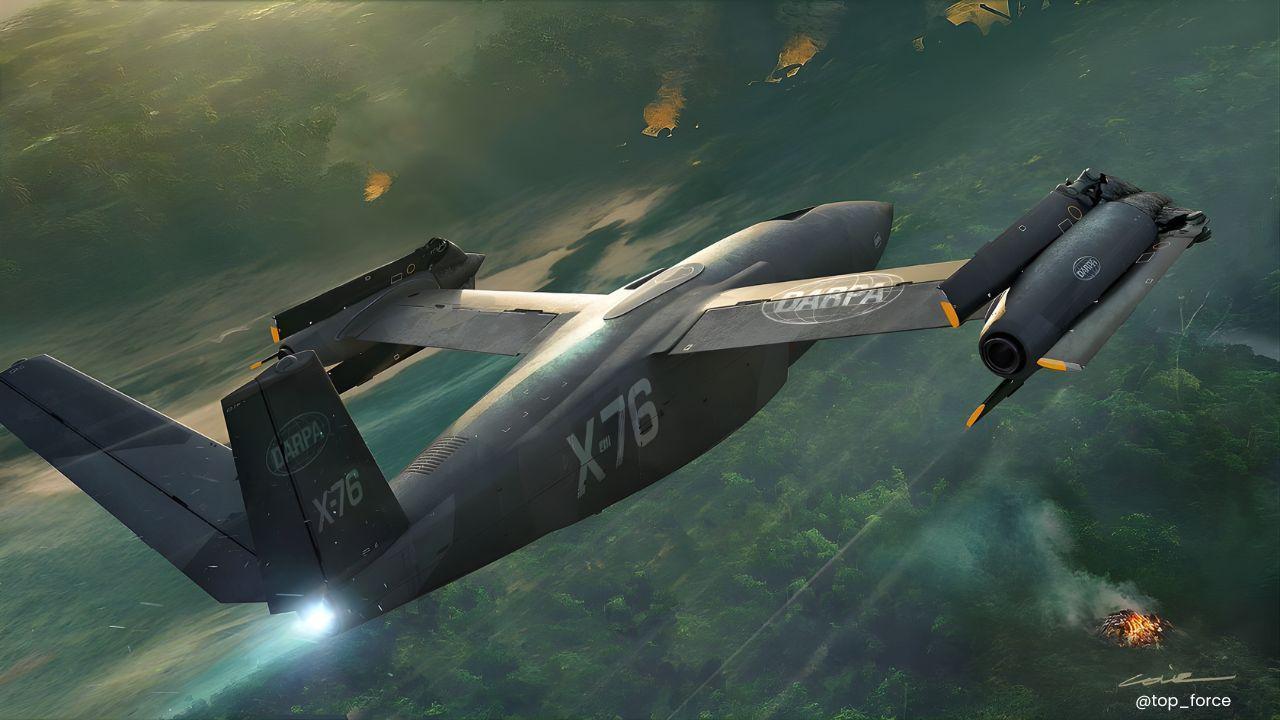 DARPA X-76 VTOL Aircraft Aims for Jet Speed Without Runways
