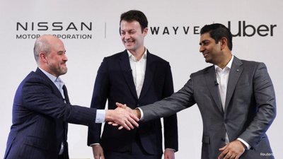 Nissan, Uber and Wayve Launch Robotaxi Plan