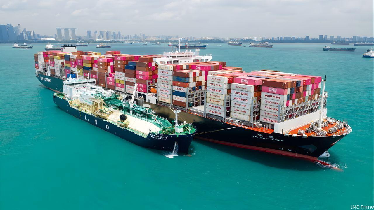 Yang Ming Approves Six LNG Dual-Fuel Containerships