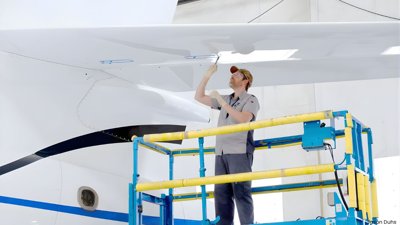 Duncan Aviation Completes First Major Falcon 8X Inspection