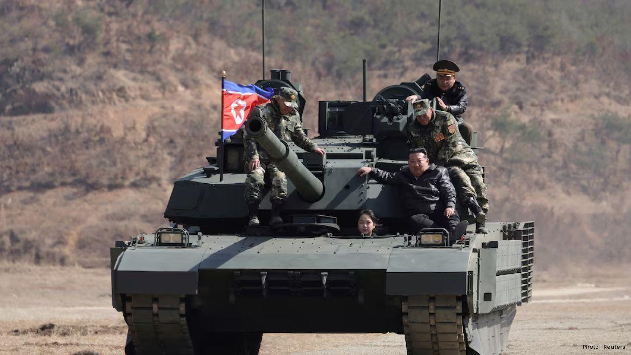 Kim Jong Un Leads Tank Drill as North Korea Boosts Military Power