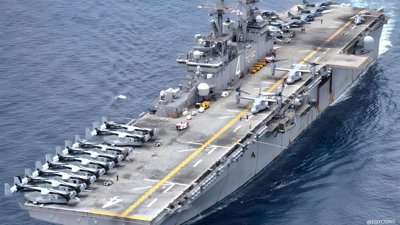 USS Boxer Deploys Amid Middle East Buildup