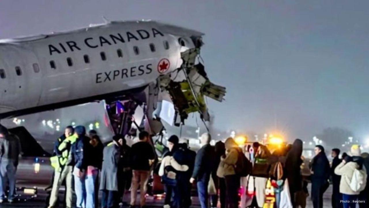 Air Canada Plane Hits Vehicle at New York Airport, Many Injured