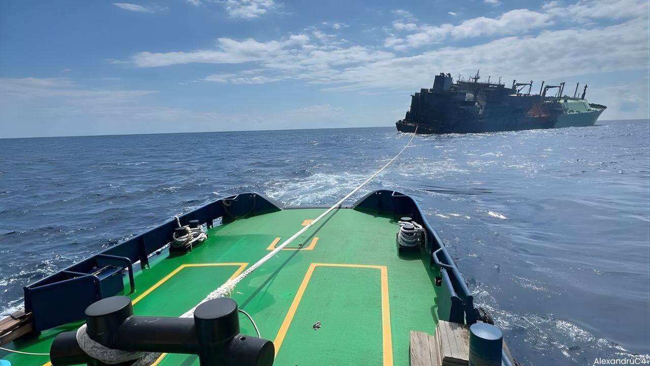 Damaged Russian LNG Tanker Finally Secured