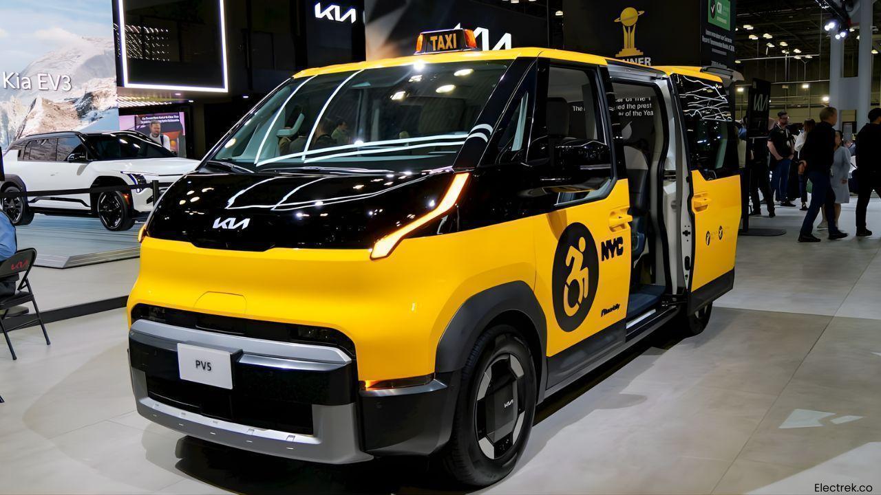 Kia PV5 WAV Debuts as Next-Gen EV Taxi in NYC