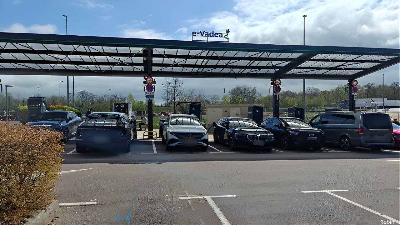 Fastest EV Charging Station Opens on Highway