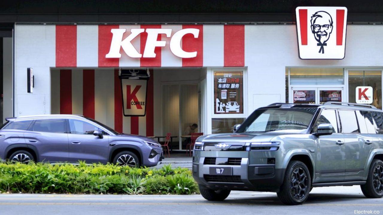 BYD, KFC Launch 9-Minute EV Charging Model