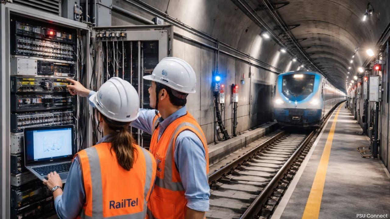 RailTel Bags ₹43.96 Cr UP Police Security Deal