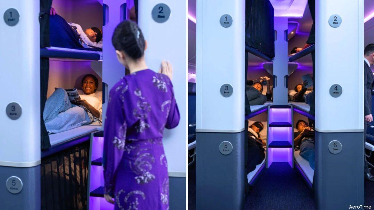 Air NZ Skynest Pods Bring Beds to Economy Class