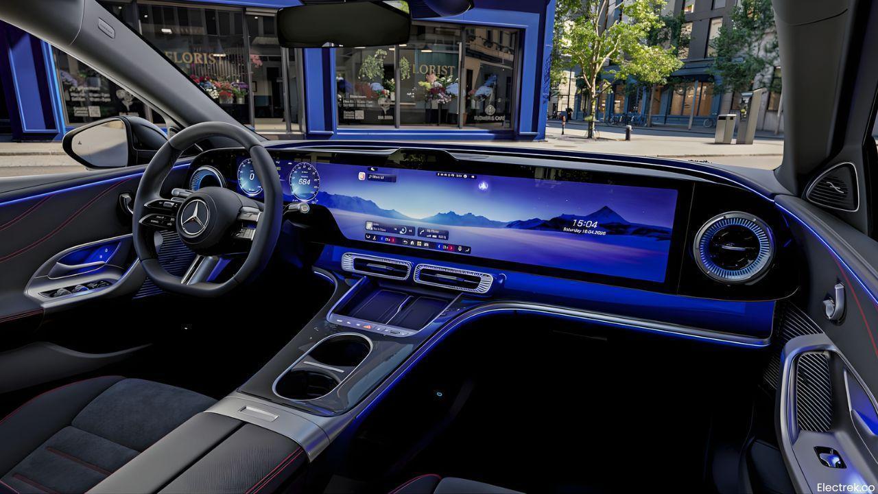 Mercedes C-Class EV Interior Goes Full Digital