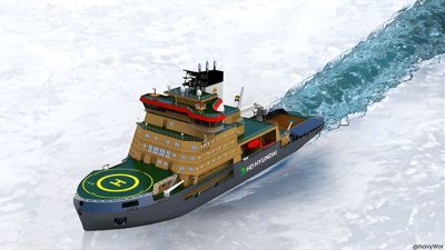 HD Hyundai Wins $350M Swedish Icebreaker Deal