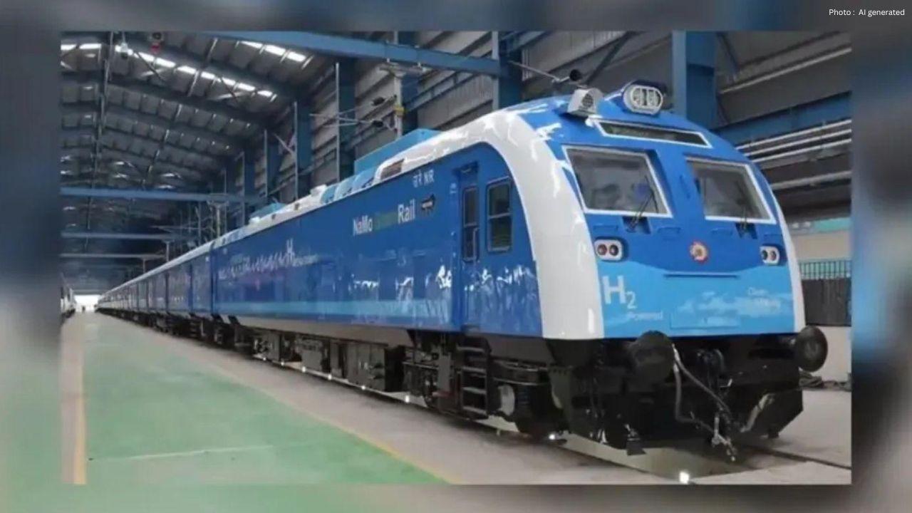India's First Hydrogen Train Successfully Completes 120 kmph Trial Run
