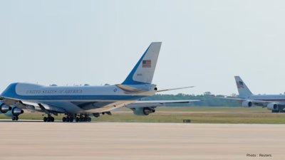Trump Switches From Old Air Force One to New Qatari Jet During UK Stop After Turkey Visit