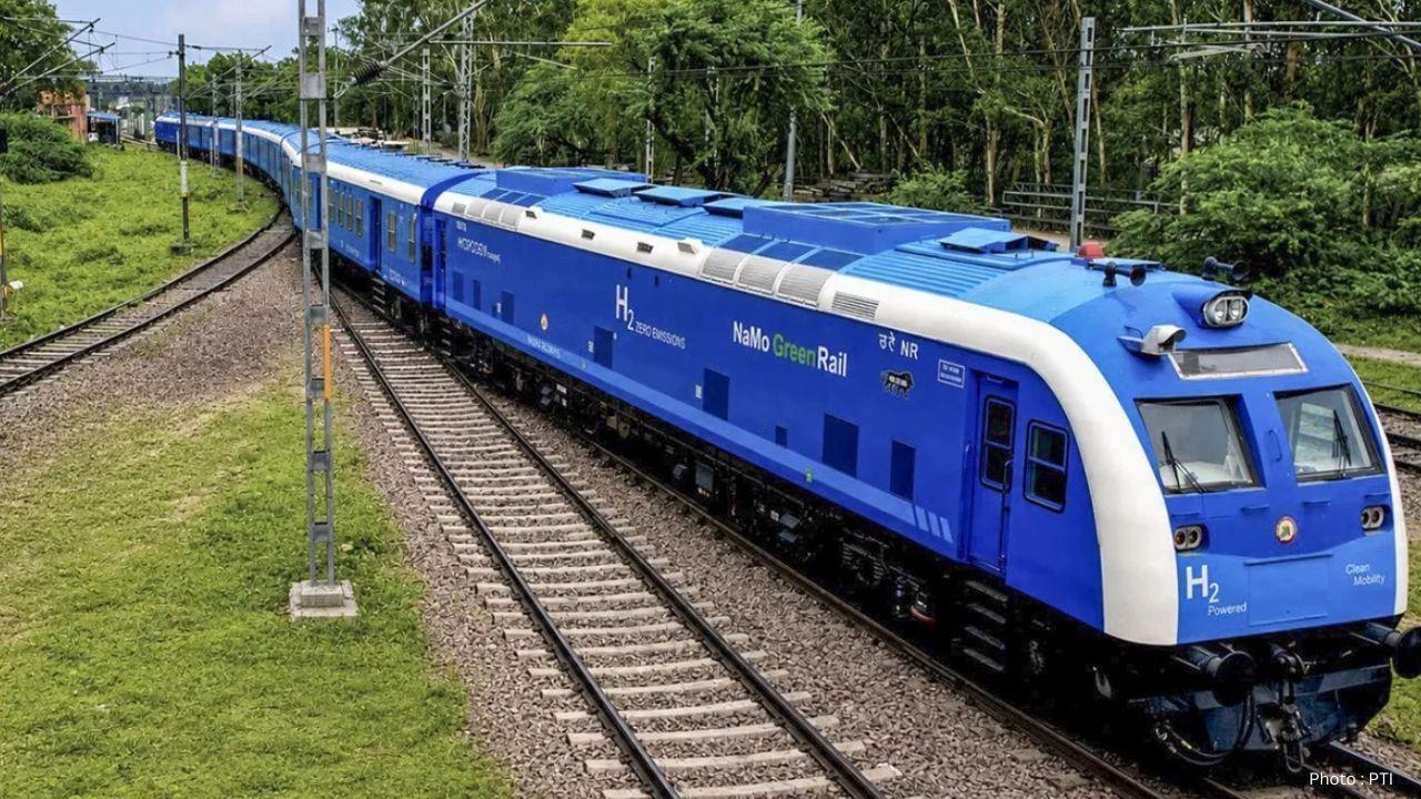 PM Modi Flags Off India's First Hydrogen Train with Advanced Heat and Smoke Detection System