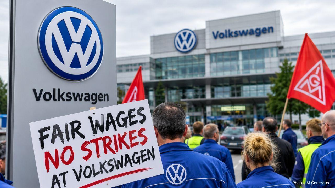 Volkswagen Workers Threaten Strikes Over Cancelled Wage Agreements